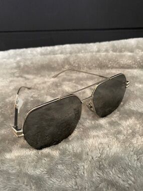 BOTTEGA VENETA SUNGLASSES BV1046S 004 Silver Flash